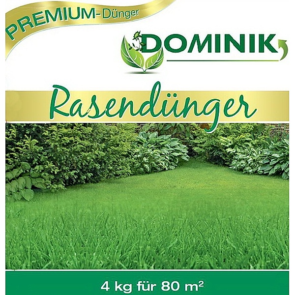 DOMINIK  Rasendünger in Gärtner-Qualität  organisch-mineralisch 12+3+6 ,4 kg,Ganzjahresdünger