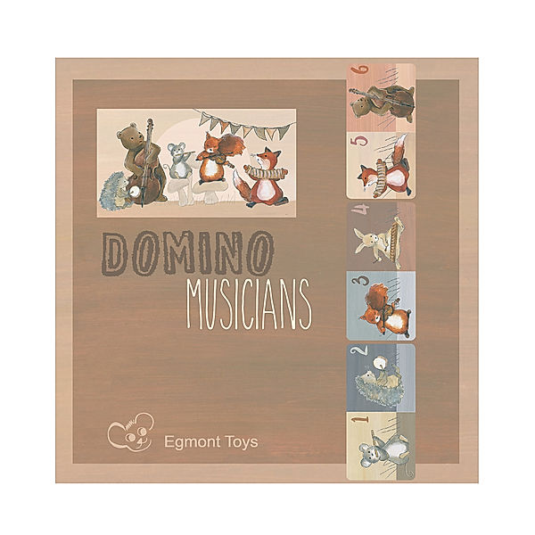 Egmont Toys Domino MUSICIANS (18x18x4)