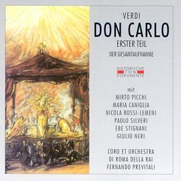 Don Carlo Erster Teil, Coro E.Orch.Di Roma Della Rai