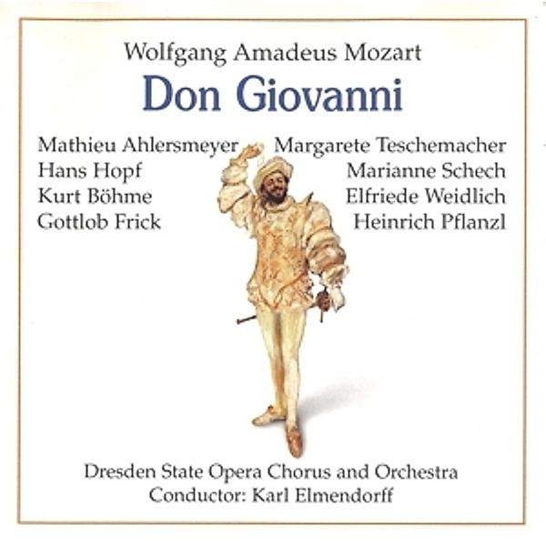 Don Giovanni, Elmendorff, Orchester der Dresdner Staatsoper