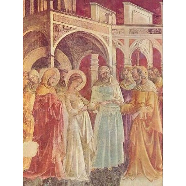Don Lorenzo Monaco - Fresken der Bartolini-Kapelle der Sta. Trinità, Vermählung der Hl. Jungfrau - 2.000 Teile (Puzzle)