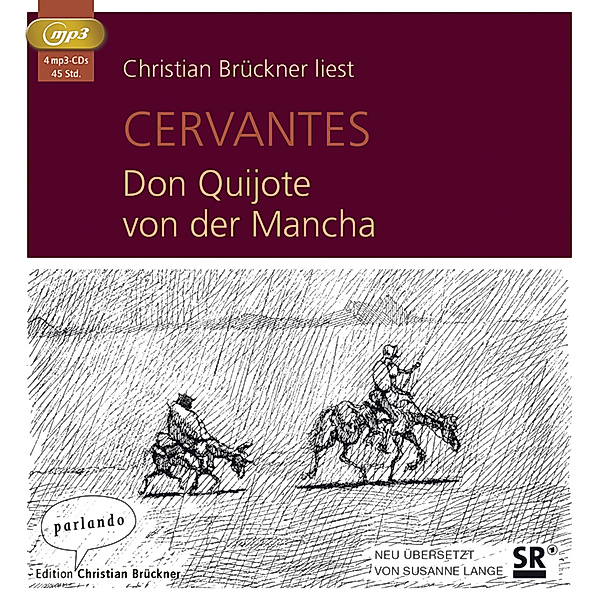 Don Quijote von der Mancha,4 Audio-CD, 4 MP3, Miguel de Cervantes Saavedra