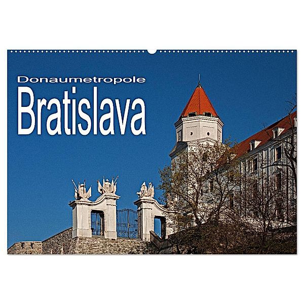 Donaumetropole Bratislava (Wandkalender 2024 DIN A2 quer), CALVENDO Monatskalender, Christian Hallweger