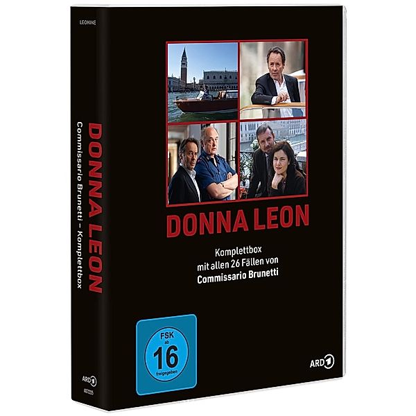 Donna Leon: Commissario Brunetti - Komplettbox, Donna Leon