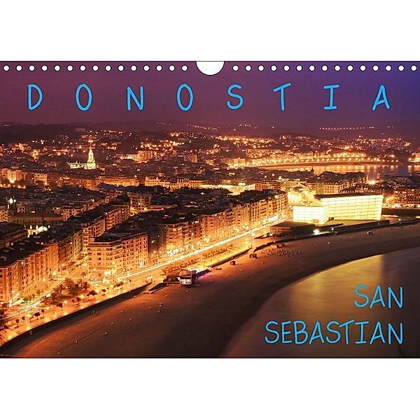 DONOSTIA SAN SEBASTIAN (Wall Calendar 2018 DIN A4 Landscape), MARIUSZ CZAJKOWSKI