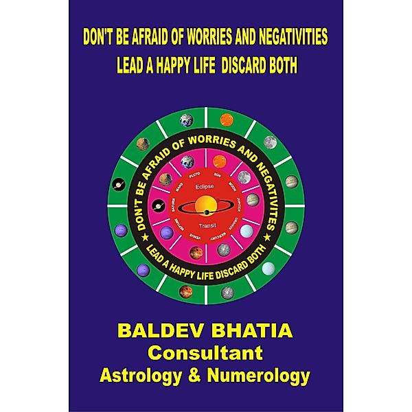 Don’t Be Afraid Of Worries and Negativities, Baldev Bhatia