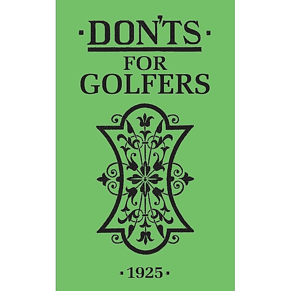 Don'ts for Golfers, Bloomsbury Publishing
