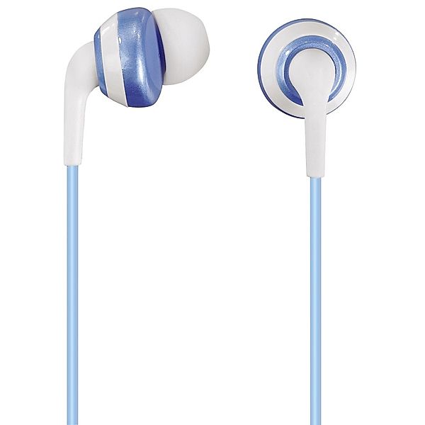 Donut In-Ear-Stereo-Ohrhörer Blueberry (Farbe: Hellblau/Weiss)