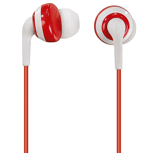Donut In-Ear-Stereo-Ohrhörer Cherry (Farbe: Rot/Weiss)