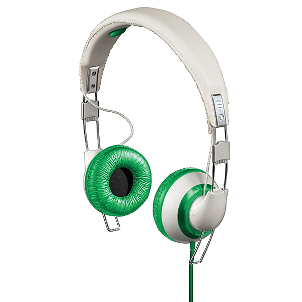 Donut On-Ear-Stereo-Kopfhörer Green Pepper (Farbe: grün/weiss)