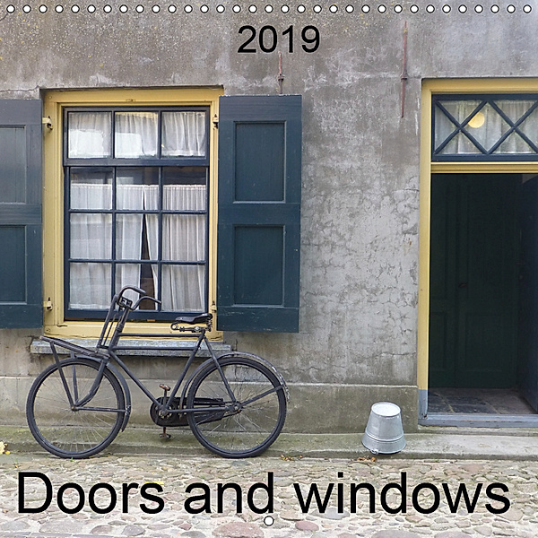 Doors and windows (Wall Calendar 2019 300 × 300 mm Square), SchnelleWelten
