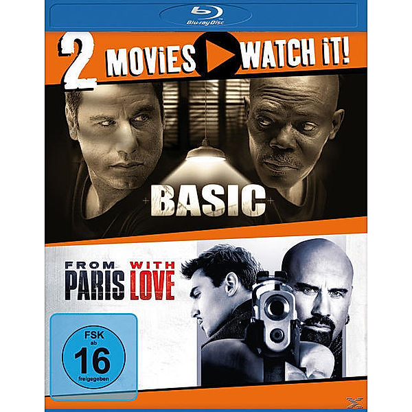 Doppel-Schocker: Basic + From Paris with Love - 2 Disc Bluray, James Vanderbilt, Luc Besson, Adi Hasak