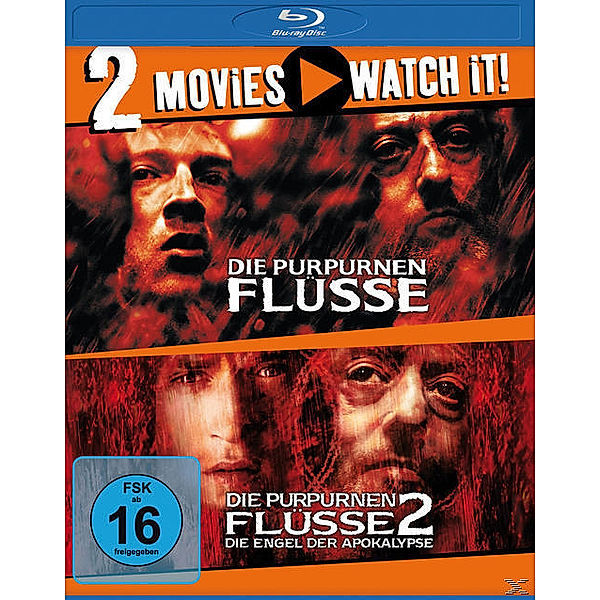 Doppel-Schocker: Die purpurnen Flüsse + Die purpurnen Flüsse 2 - 2 Disc Bluray, Mathieu Kassovitz, Luc Besson, Jean-Christophe Grangé