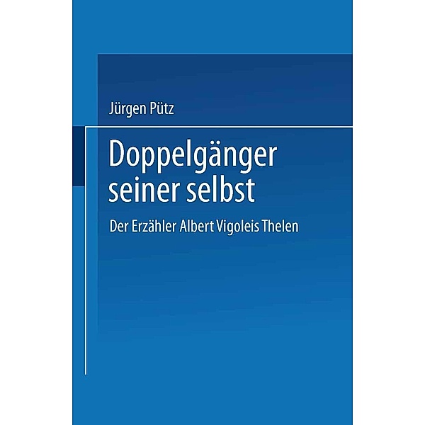 Doppelgänger seiner selbst / DUV Sprachwissenschaft, Jürgen Pütz