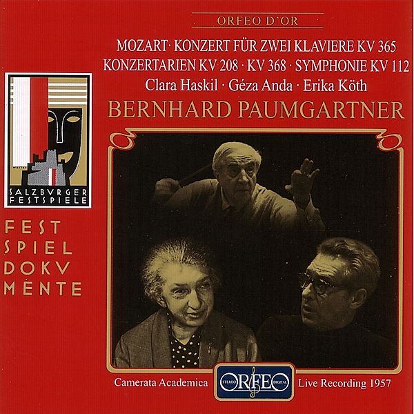 Doppelkonzert Kv 365/Arien/Sinfonie Kv 112/+, Haskil, Anda, Köth, Paumgartner, Cam.Acad.Salzburg