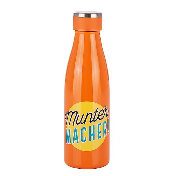 Doppelwandige Trinkflasche 550ml (Farbe: orange)