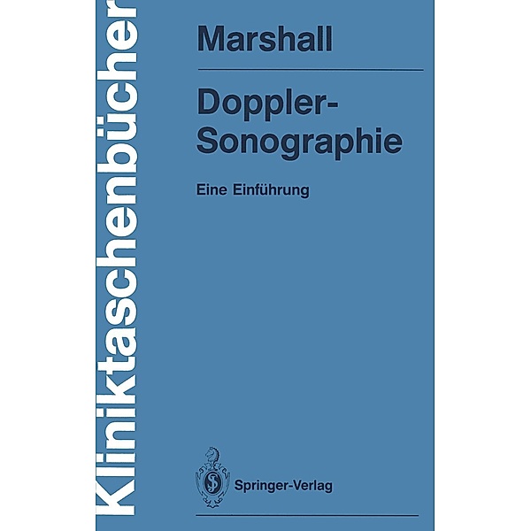Doppler-Sonographie / Kliniktaschenbücher, Markward Marshall