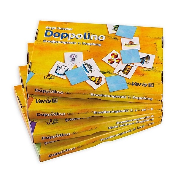 Veris Verlag Doppolino (Spiel) - Doppolino. Erweiterungssätze 1-4 (Spiel), Birgit Haecker