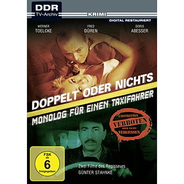 Dopppelt oder Nichts / Monolog für einen Taxifahrer, Ddr TV-Archiv