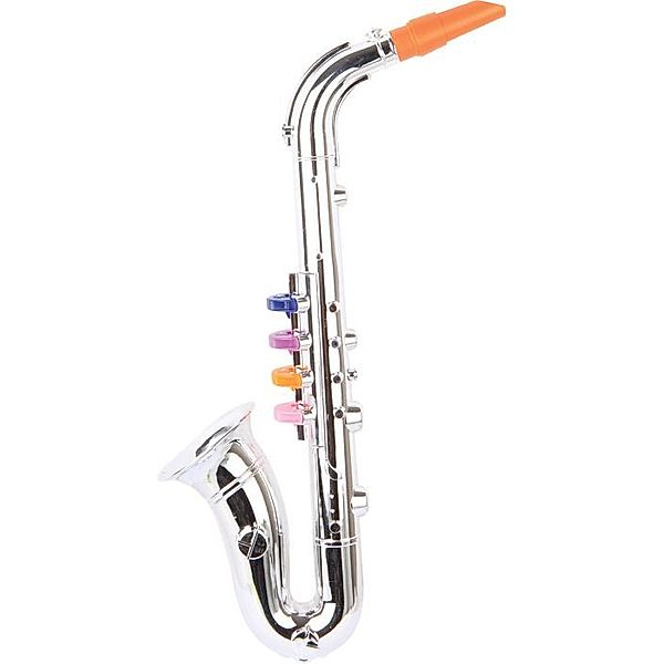 Doremini Saxophon, silber 4 Töne, 36 cm