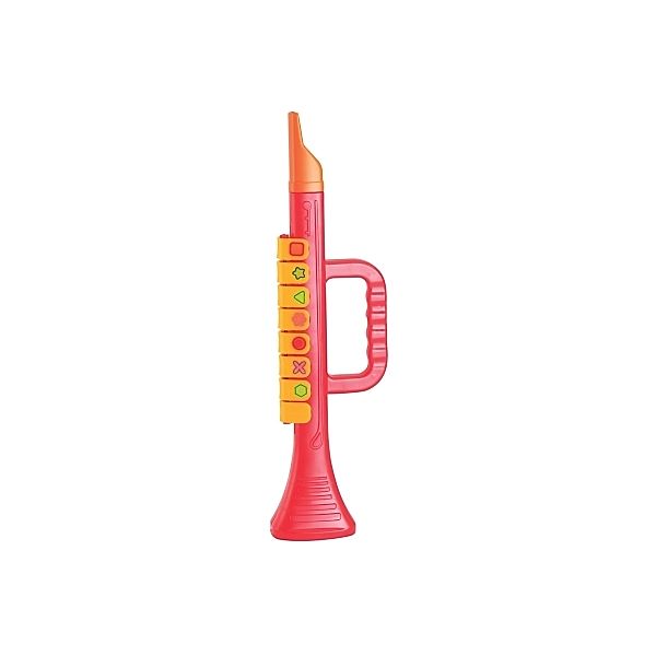 Doremini Trompete Kunststoff, rot, 27 cm