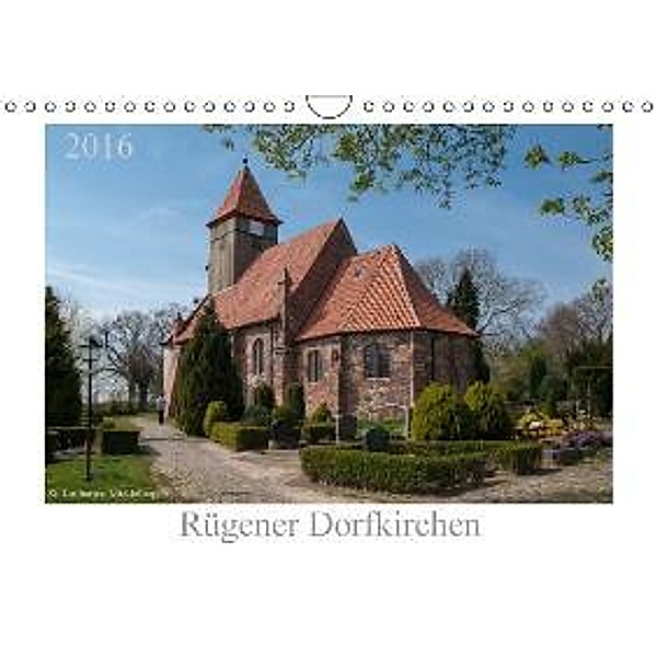 Dorfkirchen auf Rügen (Wandkalender 2016 DIN A4 quer), Karsten Hoerenz