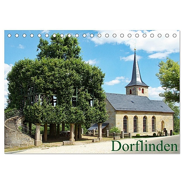 Dorflinden (Tischkalender 2024 DIN A5 quer), CALVENDO Monatskalender, Ansgar Meise