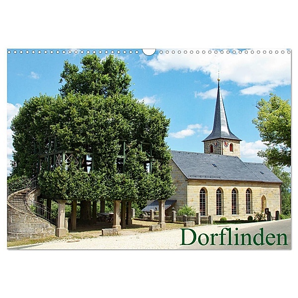 Dorflinden (Wandkalender 2024 DIN A3 quer), CALVENDO Monatskalender, Ansgar Meise