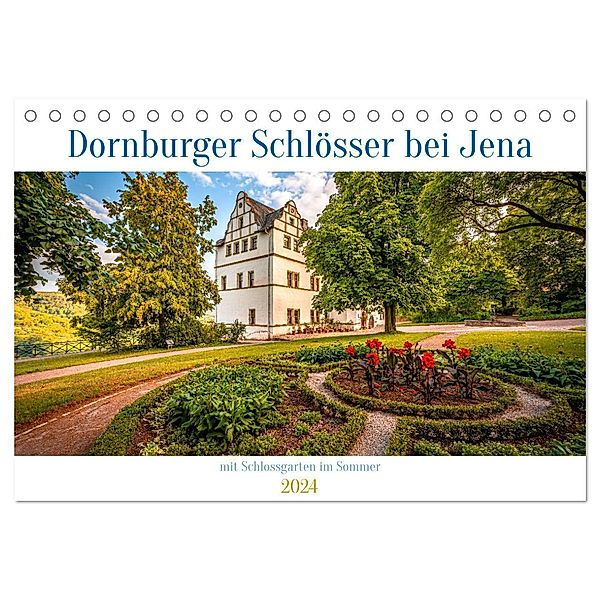 Dornburger Schlösser bei Jena (Tischkalender 2024 DIN A5 quer), CALVENDO Monatskalender, Marcus Beckert