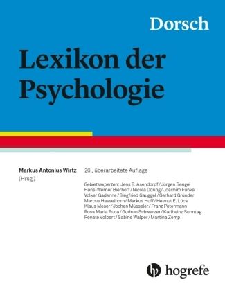 Dorsch - Lexikon der Psychologie Buch versandkostenfrei bei