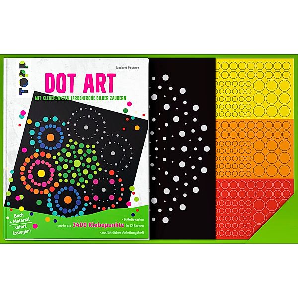 Dot Art, m. 3400 Klebepunkten, Norbert Pautner