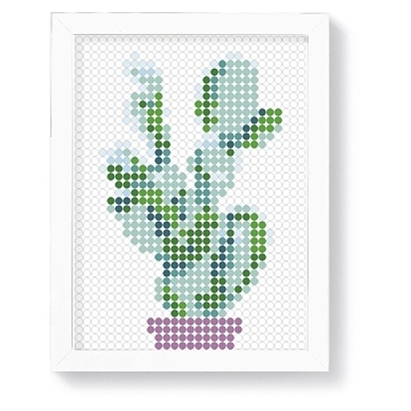dot on art DIY-Kunstwerk cactus / L