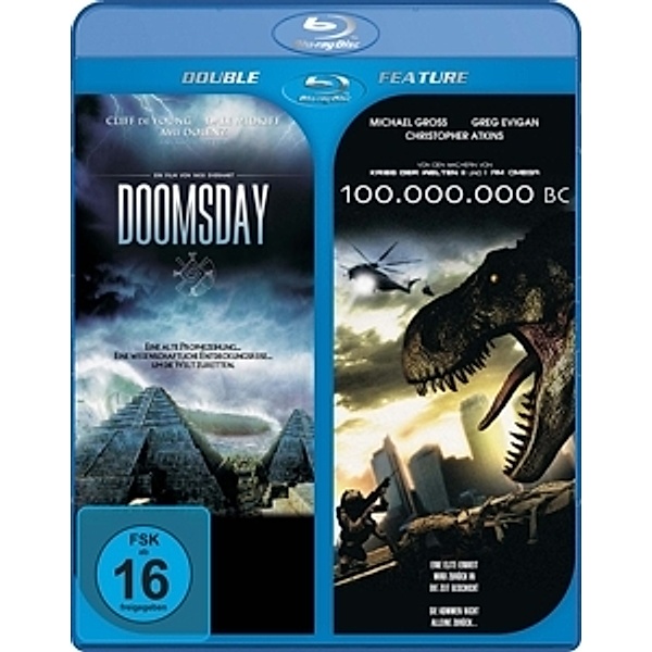 Double Feature-Doomsday & 100 Million Bc, Christoph Atkins, Cliff De Young, Michael Gross