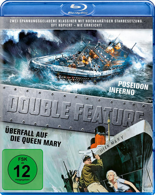 Image of Double Feature (Poseidon-Inferno, Überfall auf die Queen Mary) BLU-RAY Box