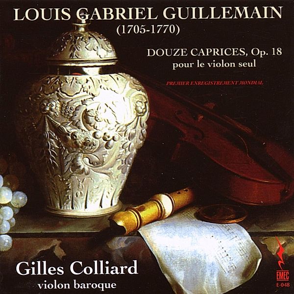 Douze Caprices,Op.18 Pour Le Violon Seul, Gilles Colliard