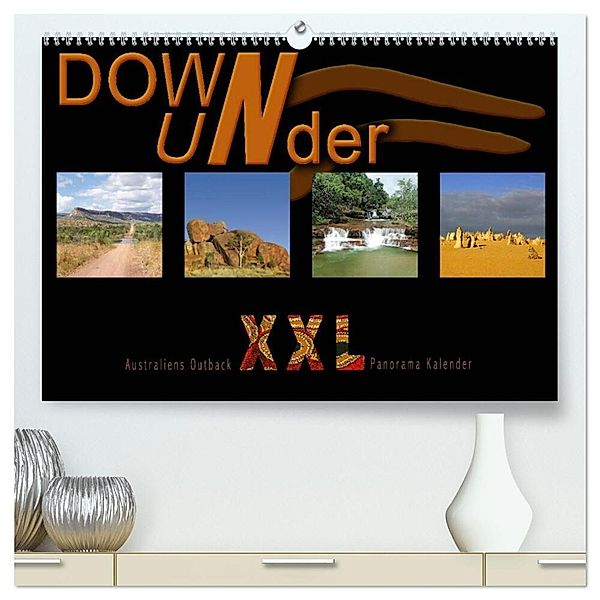 Down Under - Australiens Outback XXL (hochwertiger Premium Wandkalender 2024 DIN A2 quer), Kunstdruck in Hochglanz, Andrea Redecker