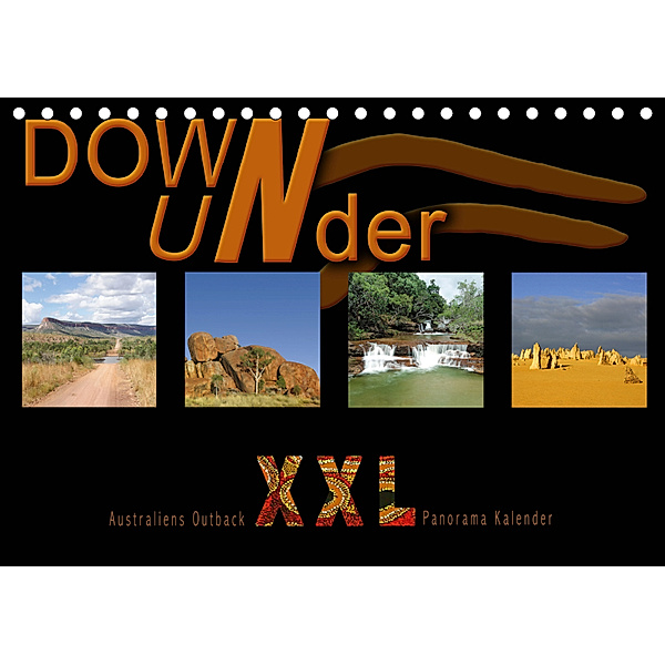 Down Under - Australiens Outback XXL (Tischkalender 2019 DIN A5 quer), Andrea Redecker