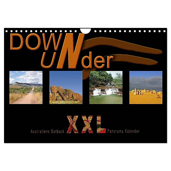 Down Under - Australiens Outback XXL (Wandkalender 2024 DIN A4 quer), CALVENDO Monatskalender, Andrea Redecker