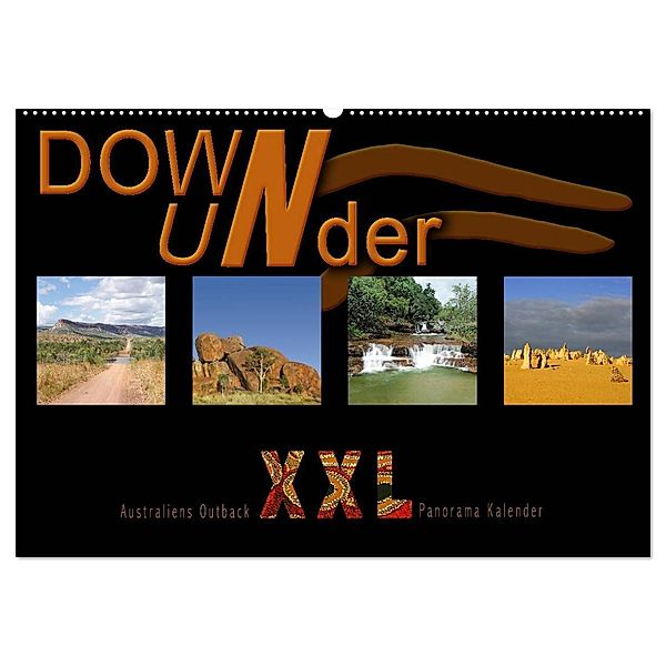 Down Under - Australiens Outback XXL (Wandkalender 2025 DIN A2 quer), CALVENDO Monatskalender, Calvendo, Andrea Redecker