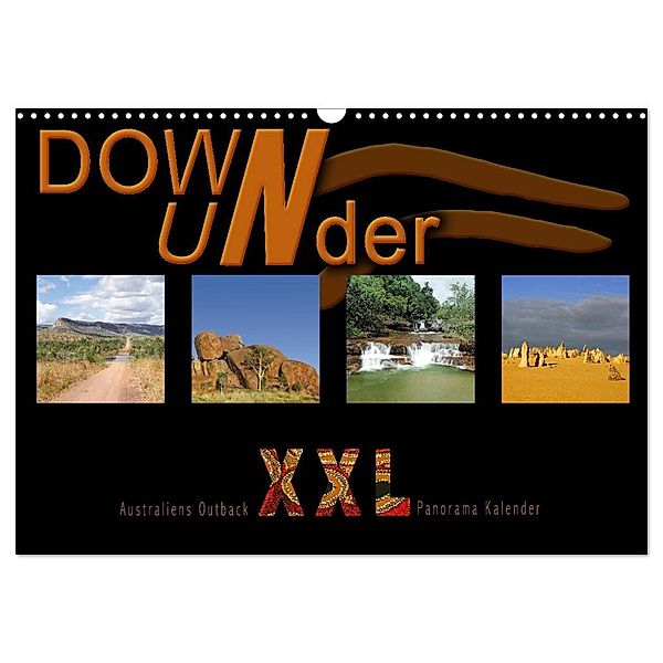 Down Under - Australiens Outback XXL (Wandkalender 2025 DIN A3 quer), CALVENDO Monatskalender, Calvendo, Andrea Redecker