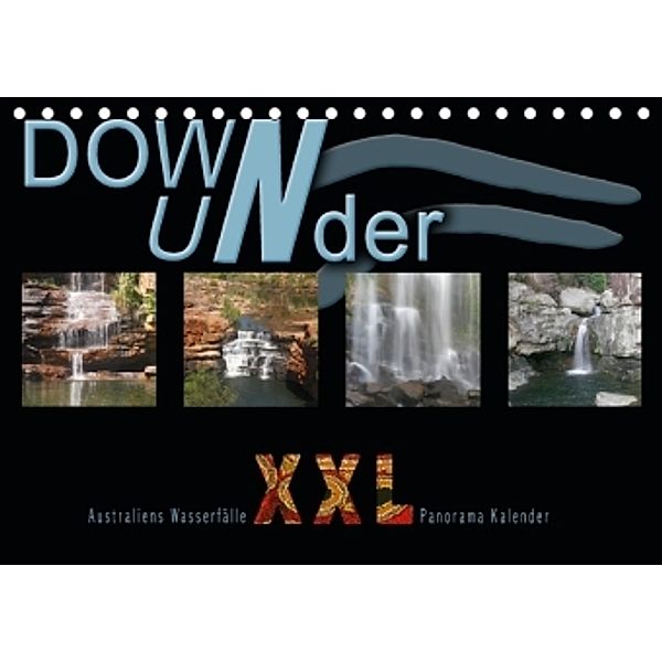 Down Under - Australiens Wasserfälle XXL (Tischkalender 2016 DIN A5 quer), Andrea Redecker