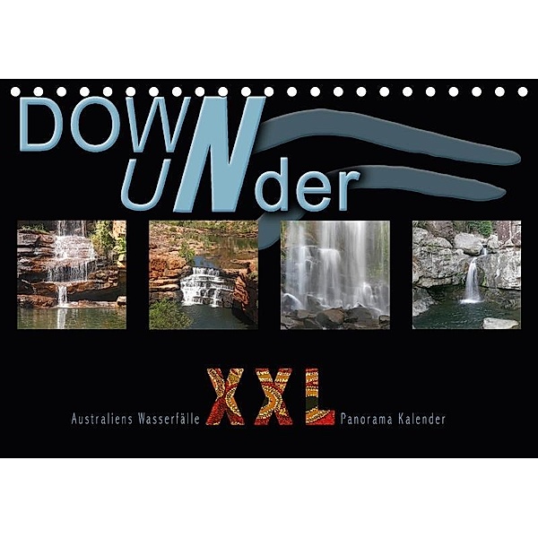 Down Under - Australiens Wasserfälle XXL (Tischkalender 2017 DIN A5 quer), Andrea Redecker