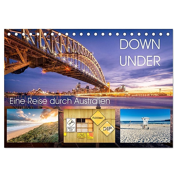 Down Under - Eine Reise durch Australien (Tischkalender 2024 DIN A5 quer), CALVENDO Monatskalender, Christian Seidenberg Photography