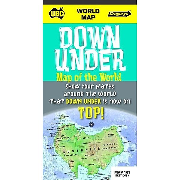 Down Under World Map 161 7th ed, UBD Gregory's