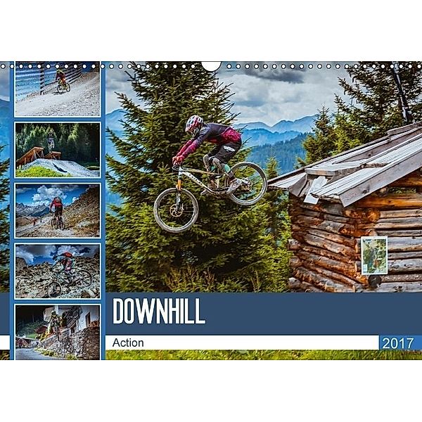 Downhill Action (Wandkalender 2017 DIN A3 quer), Dirk Meutzner