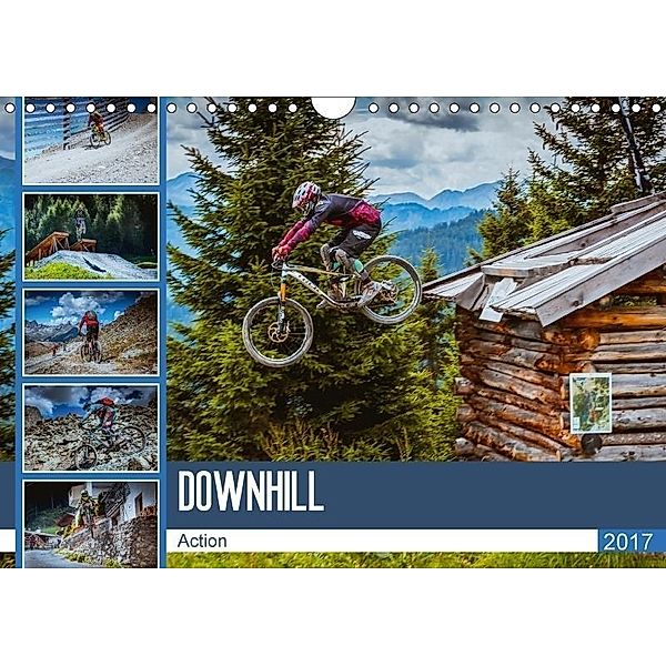 Downhill Action (Wandkalender 2017 DIN A4 quer), Dirk Meutzner