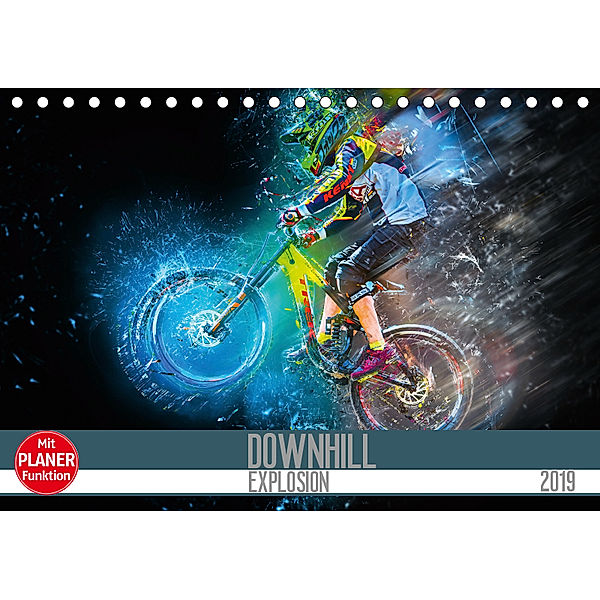 Downhill Explosion (Tischkalender 2019 DIN A5 quer), Dirk Meutzner