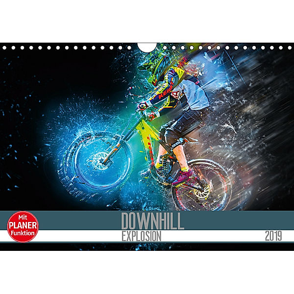 Downhill Explosion (Wandkalender 2019 DIN A4 quer), Dirk Meutzner