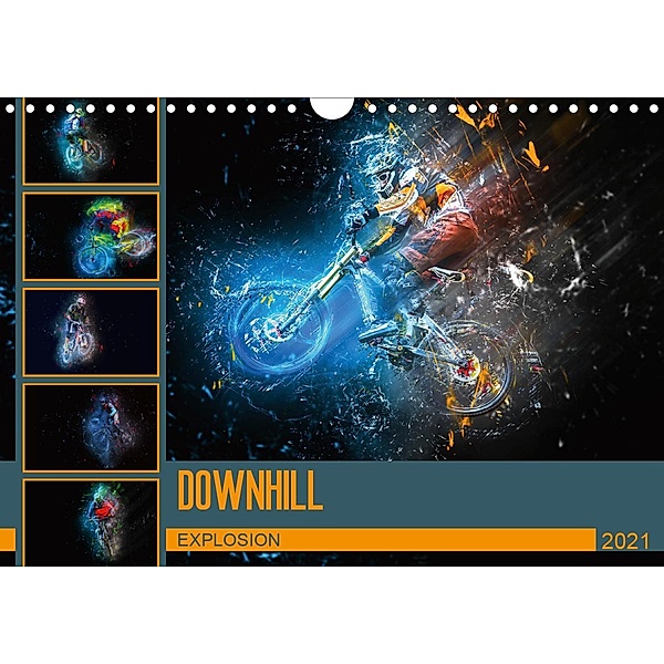 Downhill Explosion (Wandkalender 2021 DIN A4 quer), Dirk Meutzner