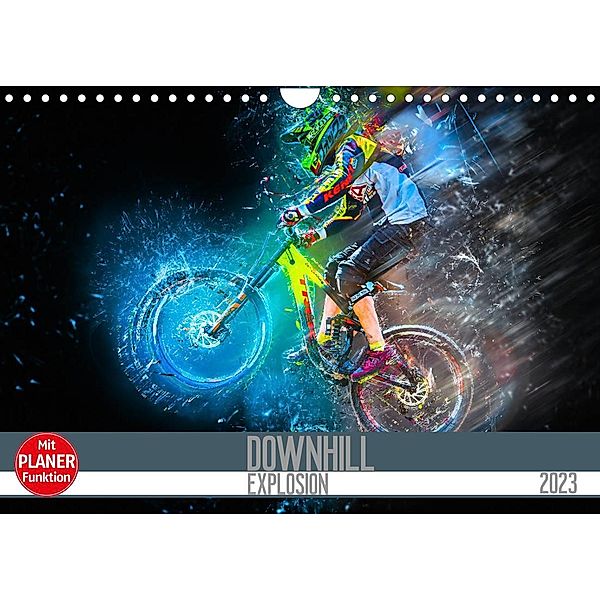 Downhill Explosion (Wandkalender 2023 DIN A4 quer), Dirk Meutzner